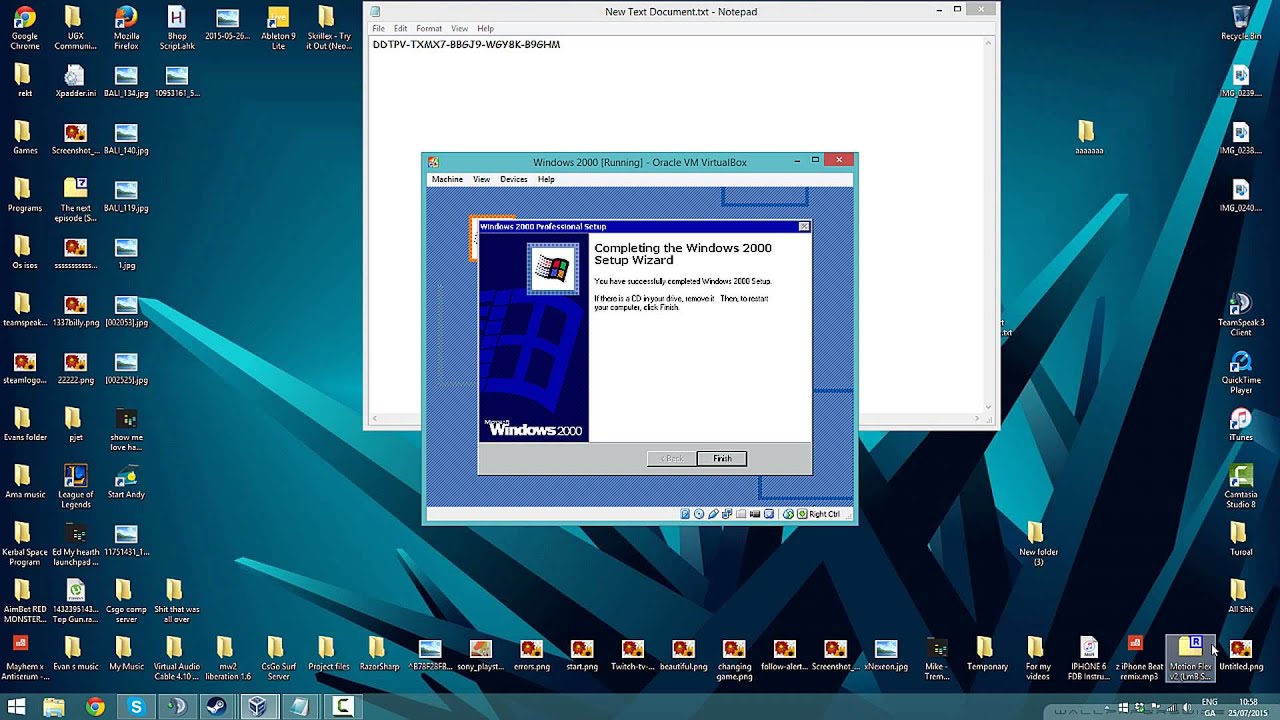 install windows 2000 in dosbox emulator